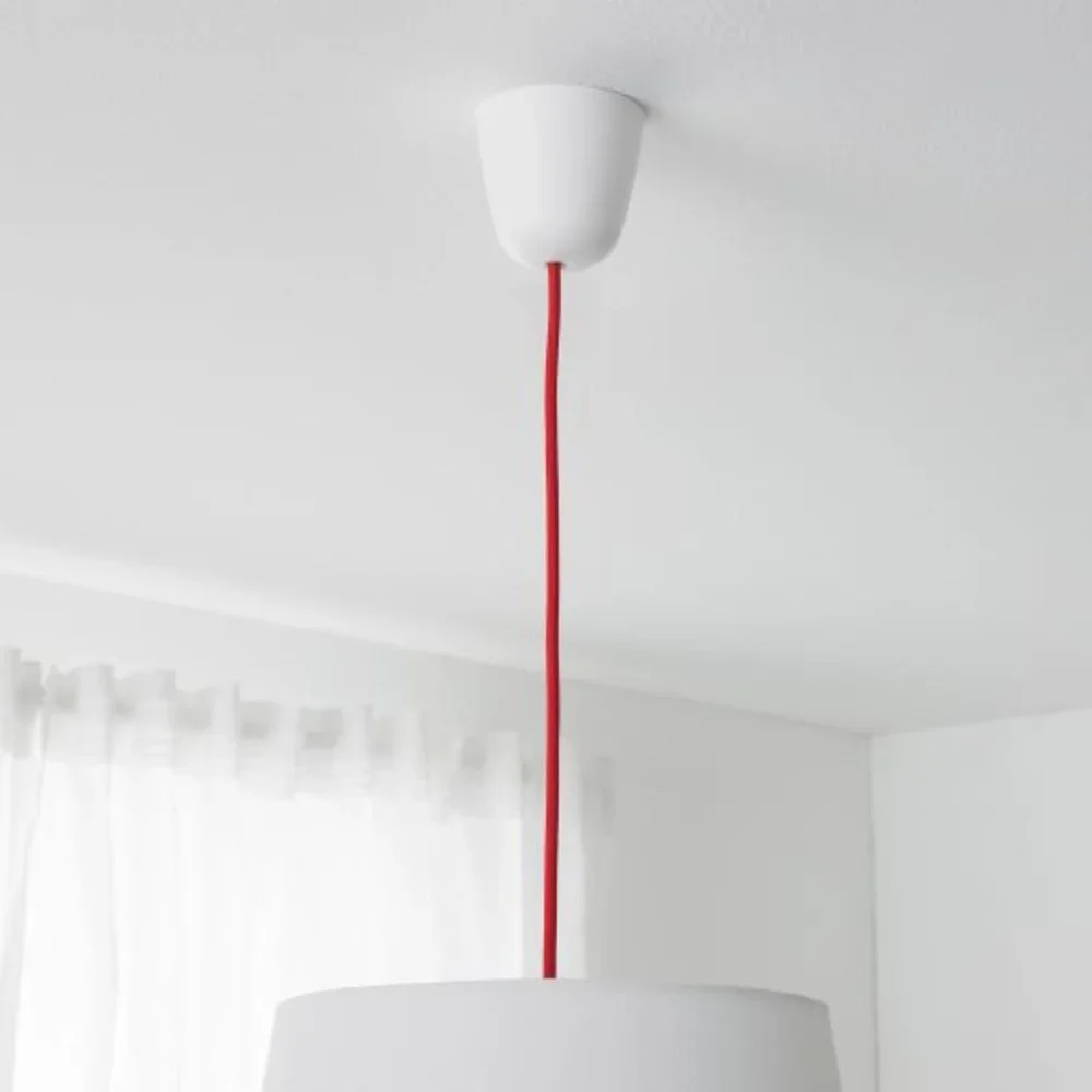 IKEA | SEKOND Red Textile Cord Set | NWT